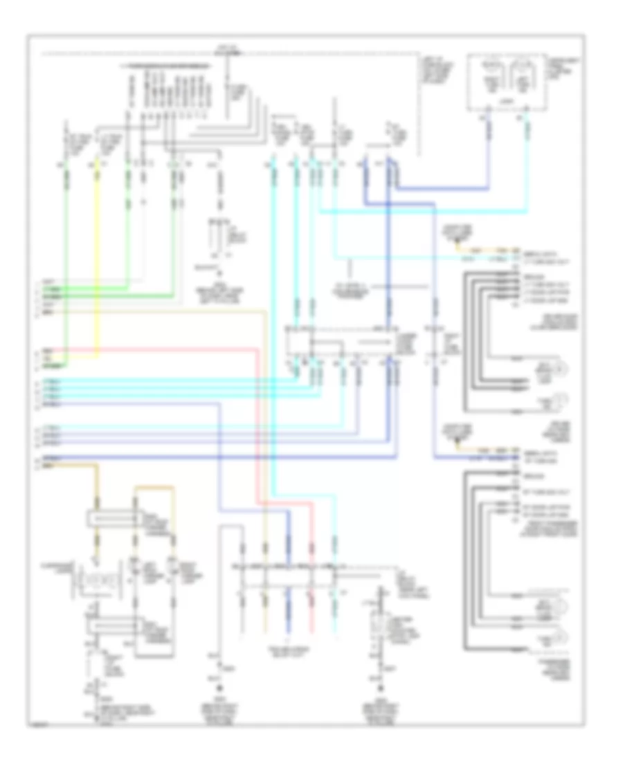 Exterior Lamps Wiring Diagram (3 of 3) for GMC Sierra 2500 HD 2004