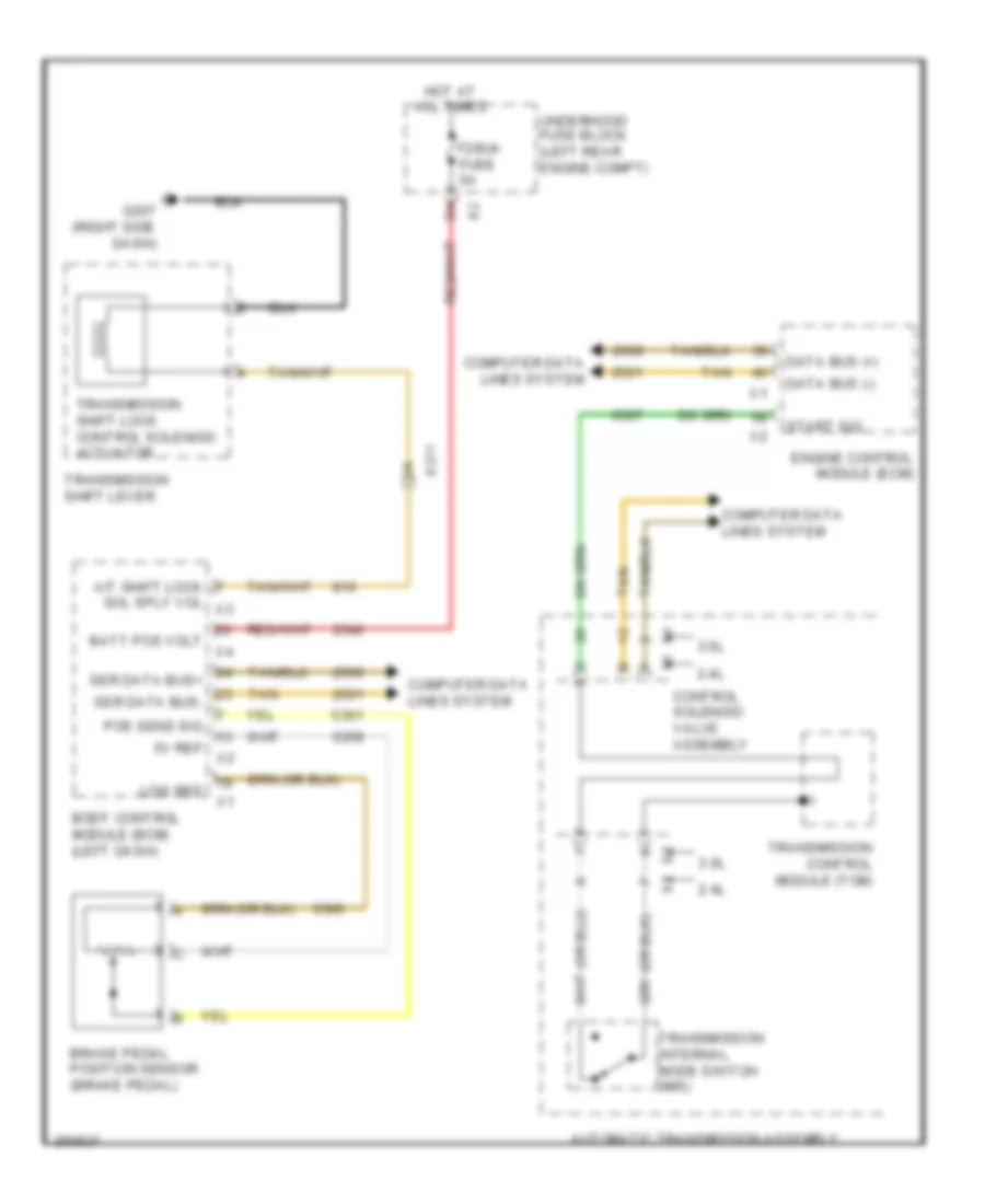 Shift Interlock Wiring Diagram for GMC Terrain SLE 2011