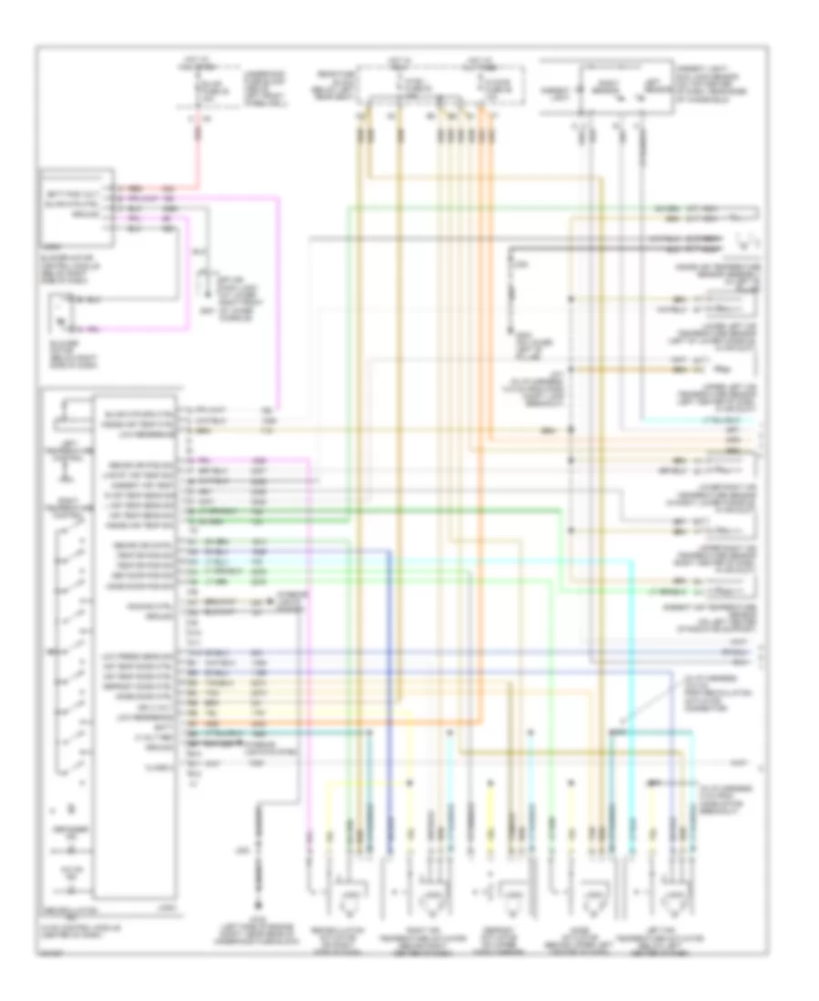 Automatic A C Wiring Diagram 1 of 2 for GMC Envoy 2009