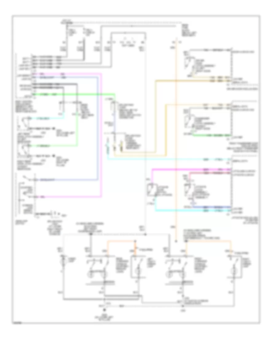 Courtesy Lamps Wiring Diagram for GMC Envoy 2009