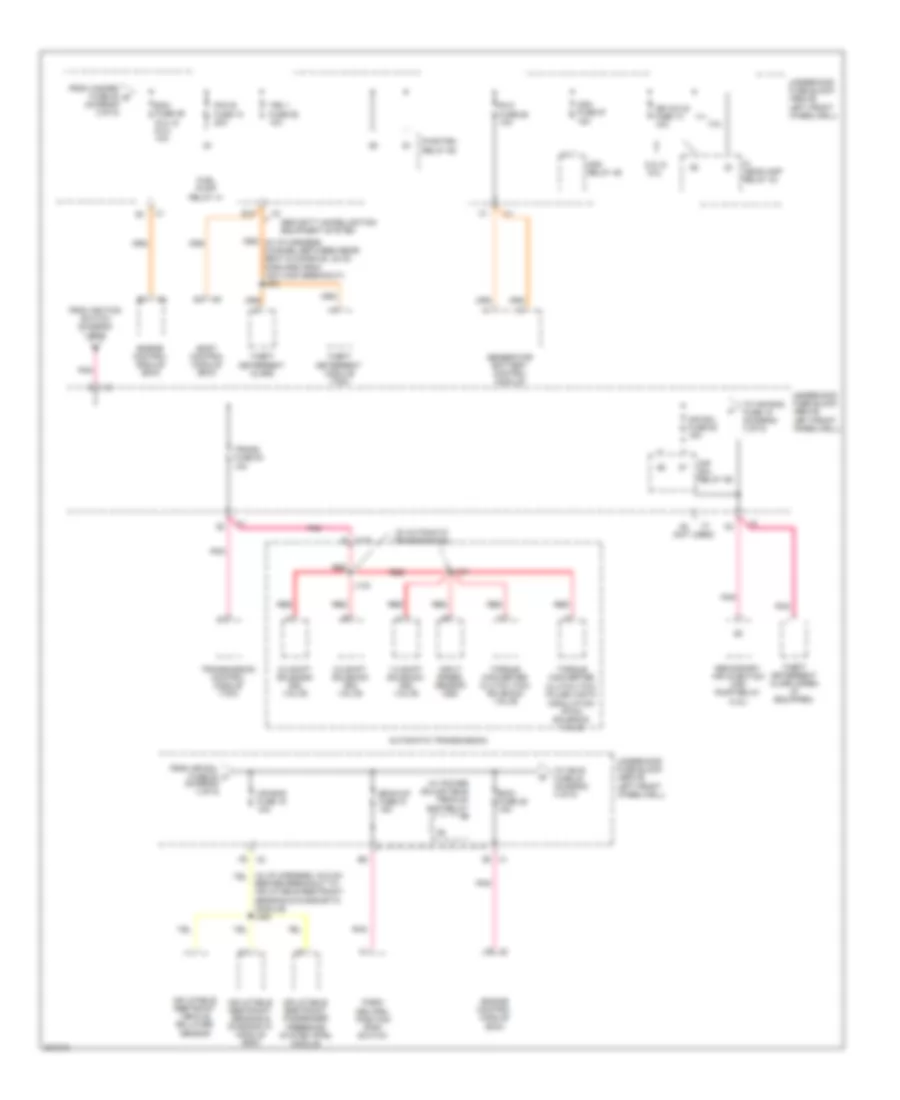 Power Distribution Wiring Diagram 3 of 5 for GMC Envoy 2009