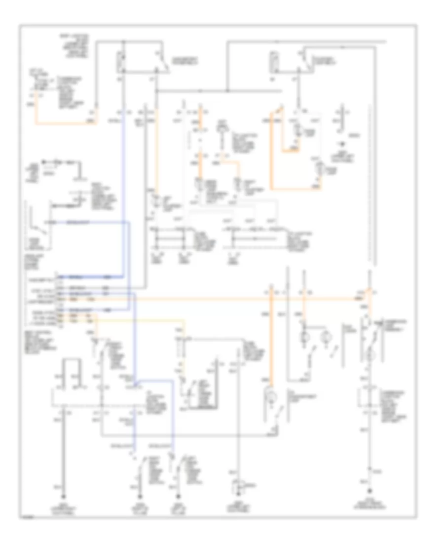 Courtesy Lamps Wiring Diagram Base for GMC Yukon XL C2001 1500
