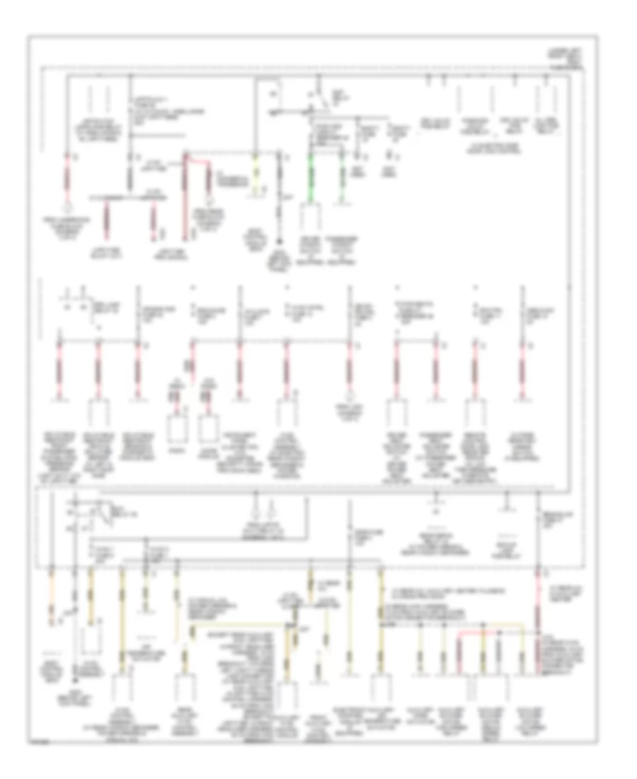 4.8L VIN C, Power Distribution Wiring Diagram (4 of 4) for GMC Savana Camper Special G3500 2009