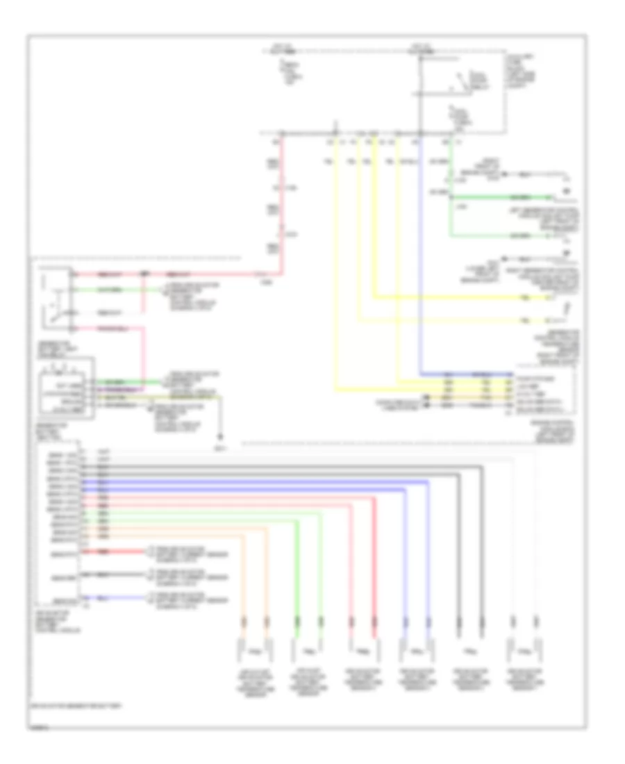 6.0L VIN J, Hybrid System Wiring Diagram (5 of 5) for GMC Yukon 2011