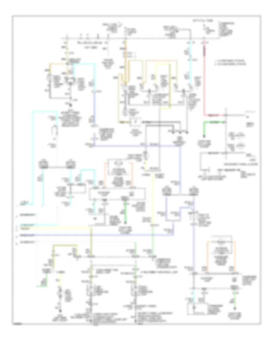 Exterior Lamps Wiring Diagram (2 of 2) for GMC Yukon 2011