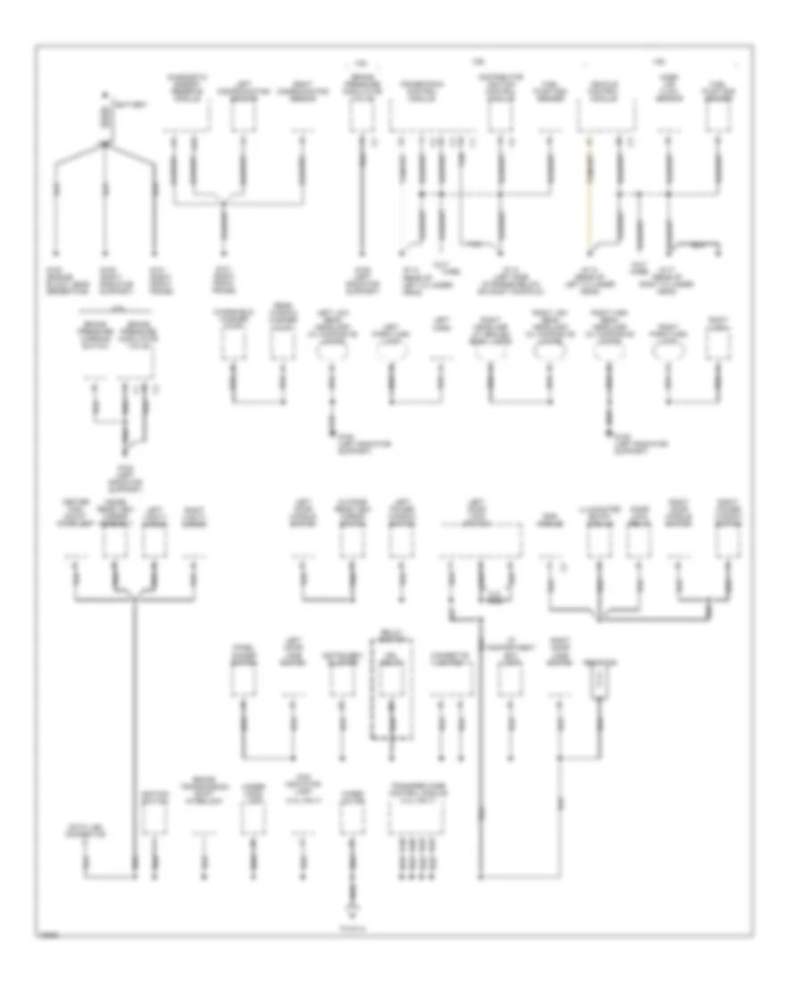 Ground Distribution Wiring Diagram 1 of 2 for GMC Sonoma 1996