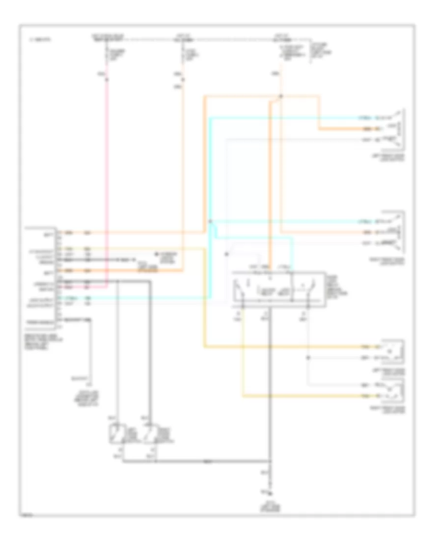 Keyless Entry Wiring Diagram for GMC Sonoma 1996