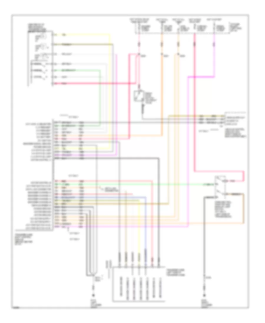 Transfer Case Wiring Diagram for GMC Sonoma 1996