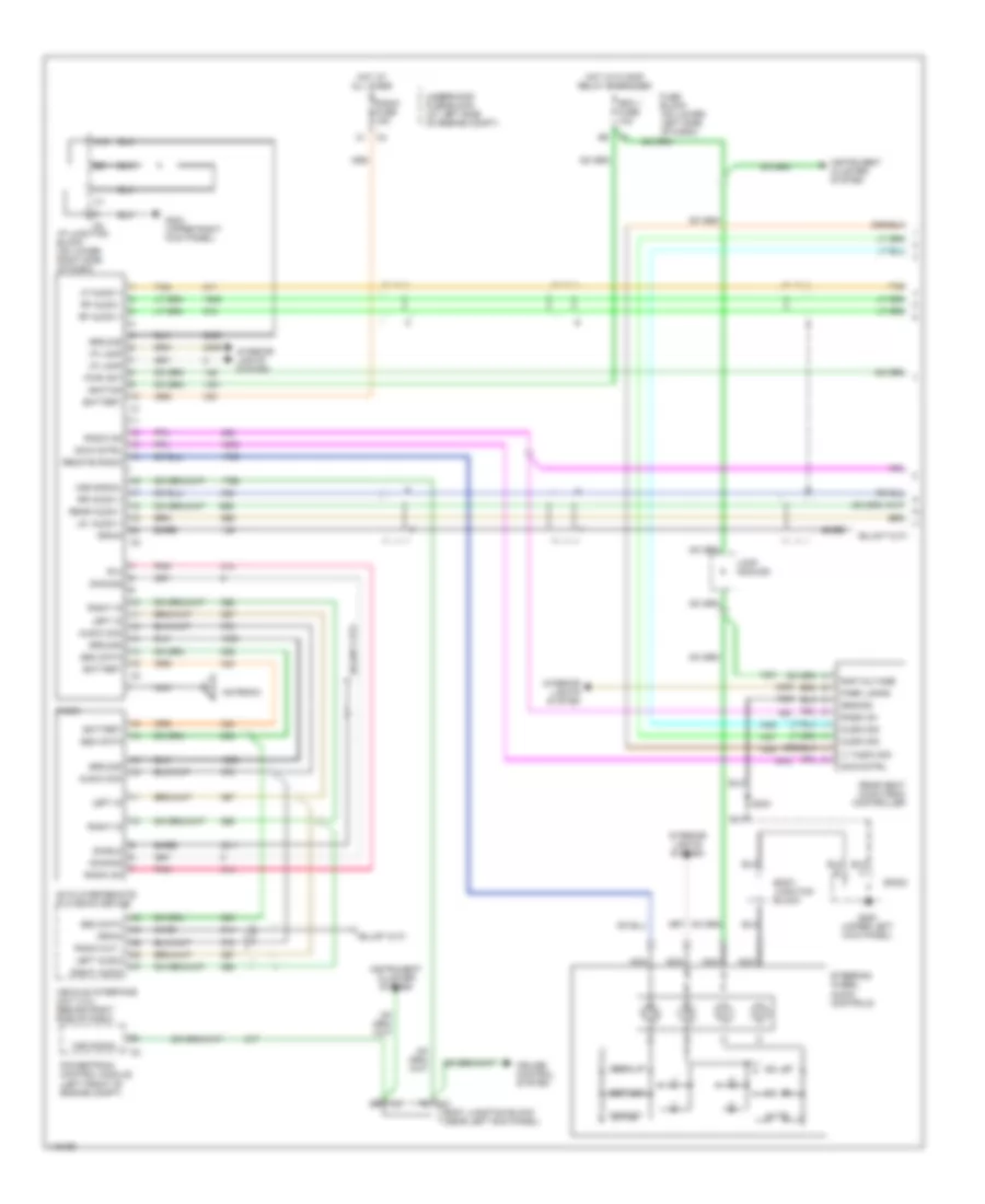 Radio Wiring Diagrams Luxury 1 of 2 for GMC Yukon XL K2001 1500