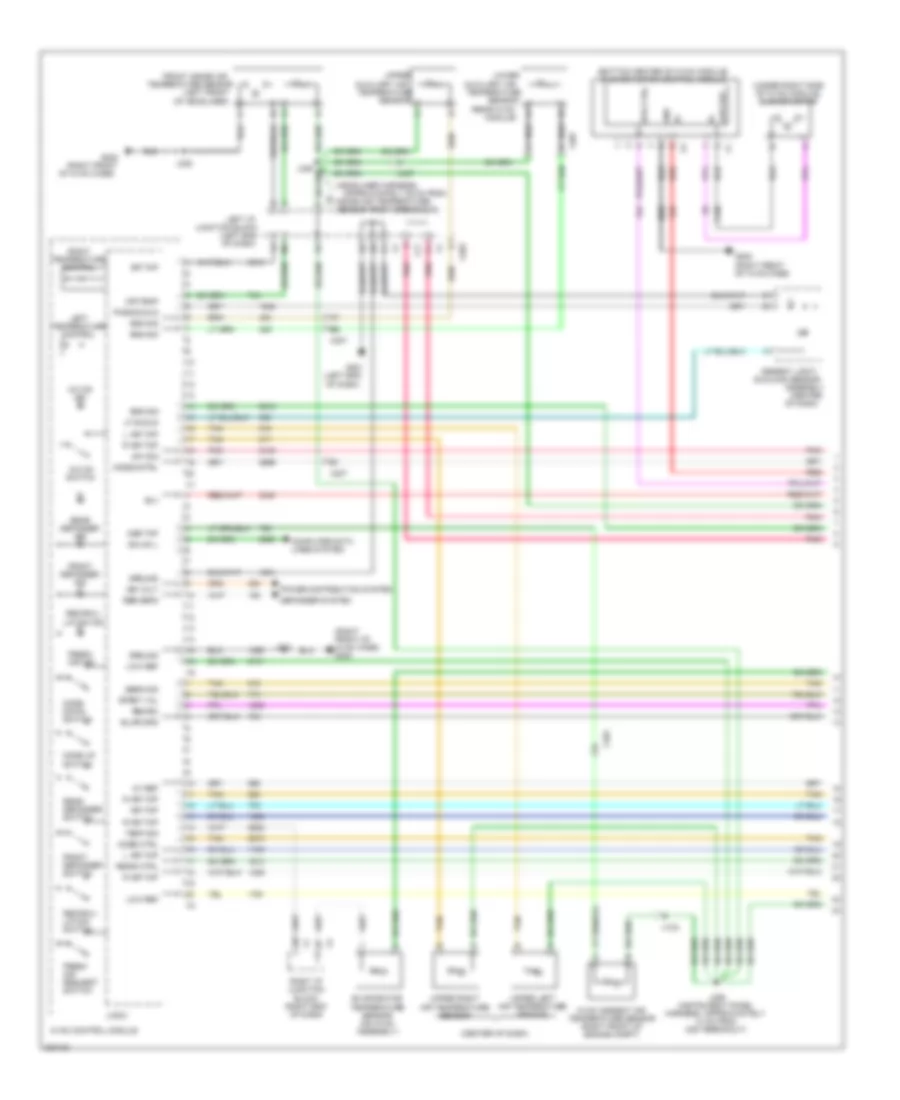 Automatic A C Wiring Diagram Except Hybrid 1 of 4 for GMC Yukon Hybrid 2011