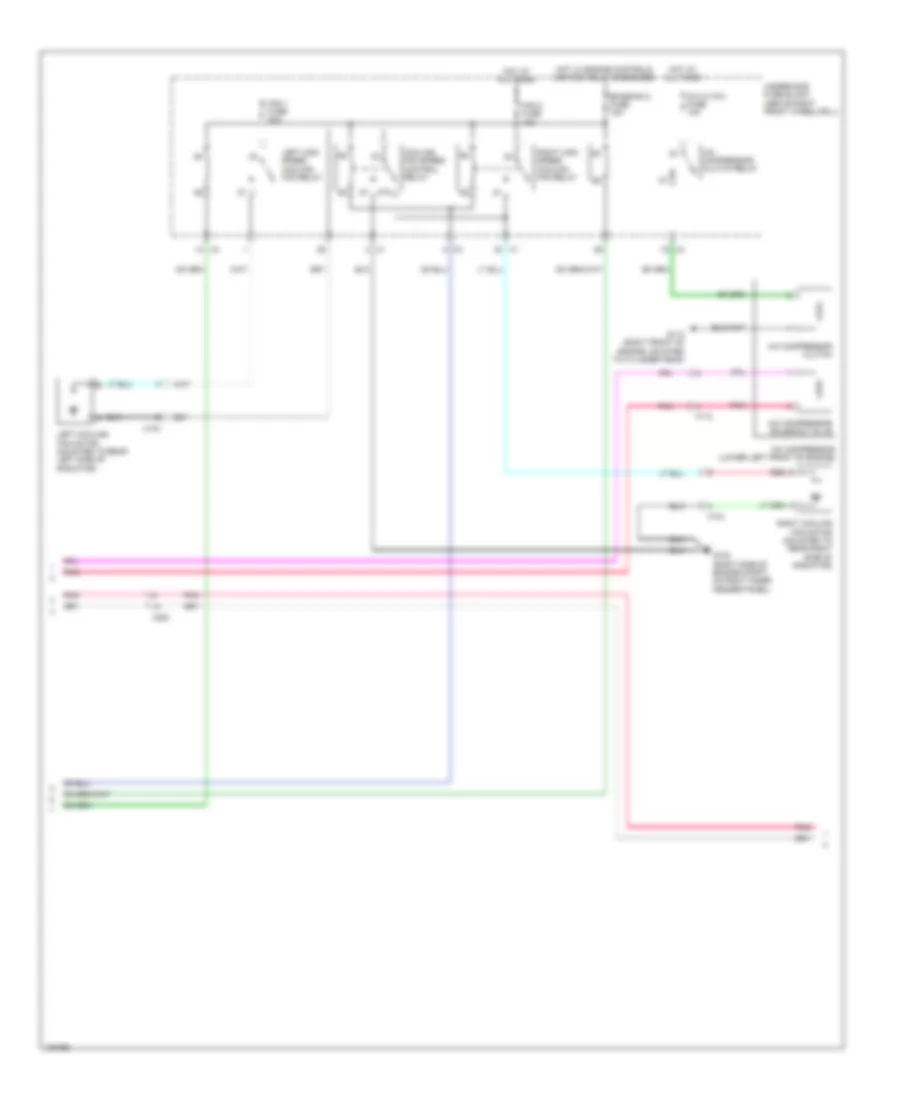 Automatic AC Wiring Diagram (2 of 4) for GMC Acadia Denali 2014