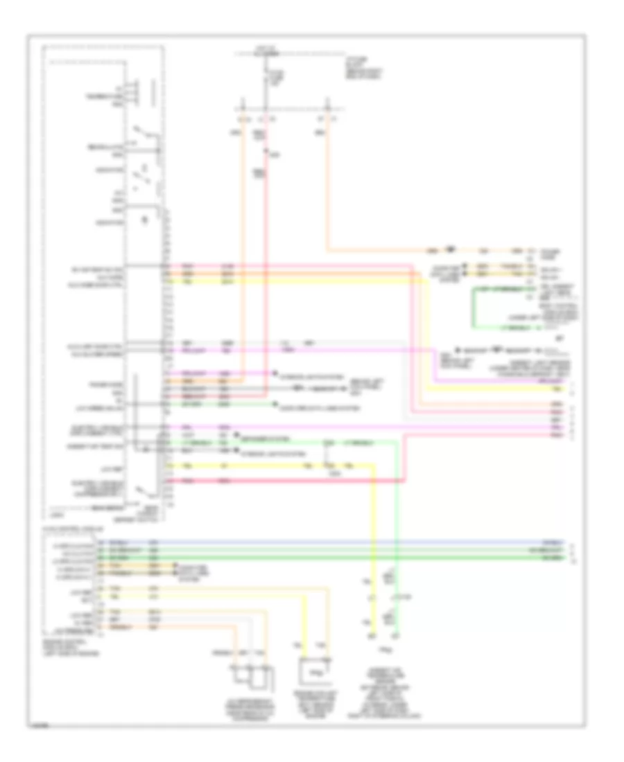 Manual AC Wiring Diagram (1 of 4) for GMC Acadia Denali 2014