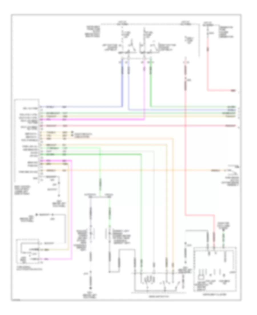 Headlamps Wiring Diagram, with HID Projector Low Beam  Halogen Projector High Beam (1 of 2) for GMC Acadia Denali 2014