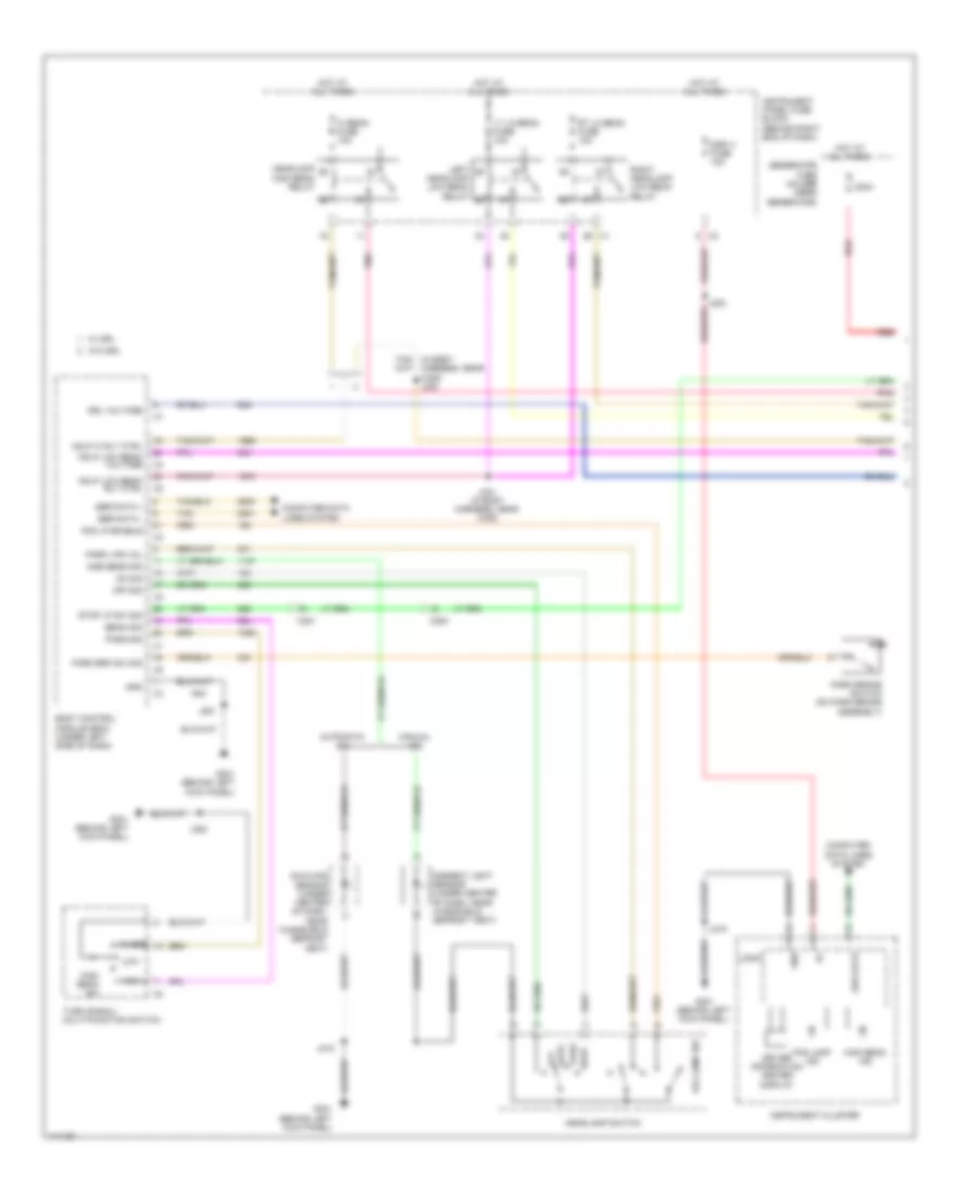 Headlamps Wiring Diagram without HID Projector Low Beam  Halogen Projector High Beam 1 of 2 for GMC Acadia Denali 2014