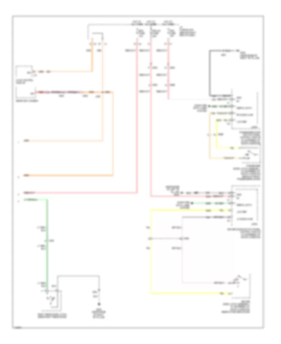 Instrument Cluster Wiring Diagram (3 of 3) for GMC Acadia Denali 2014