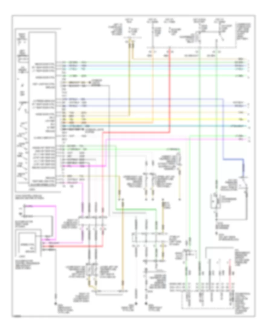 Automatic A C Wiring Diagram Front A C 1 of 2 for GMC Yukon 2004