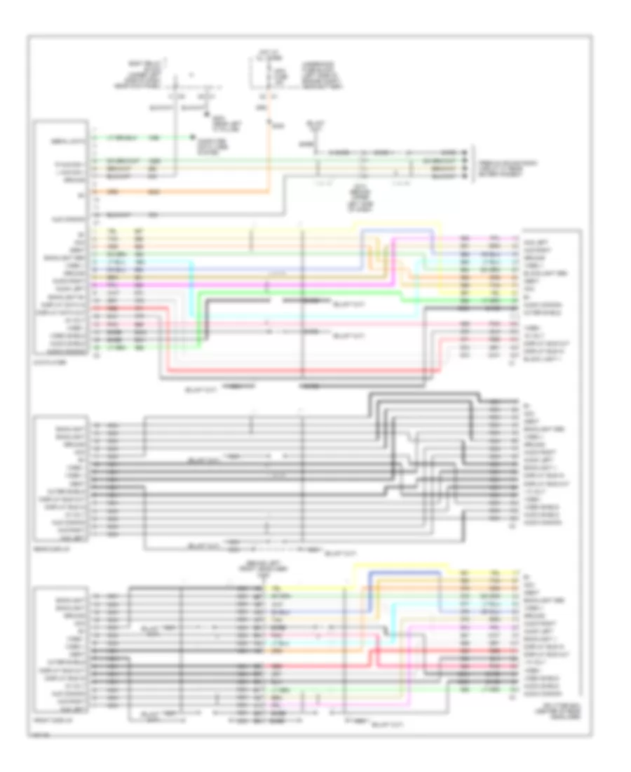 Video System Wiring Diagram for GMC Yukon 2004