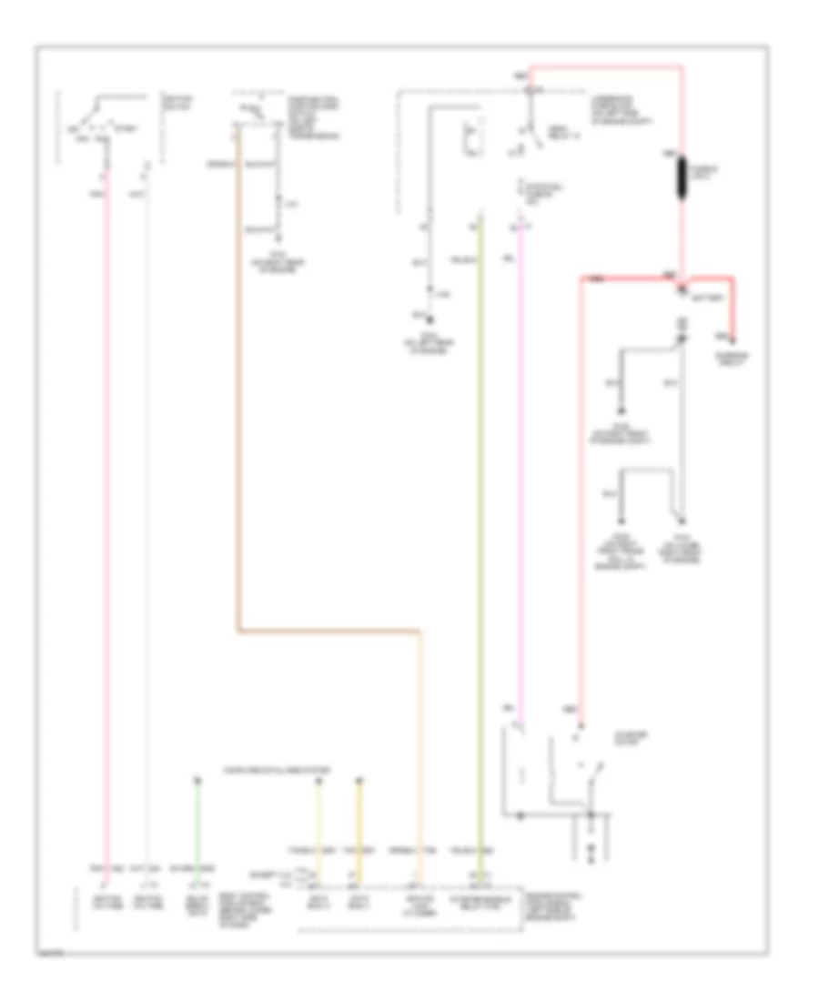 Starting Wiring Diagram for GMC Savana G2009 2500
