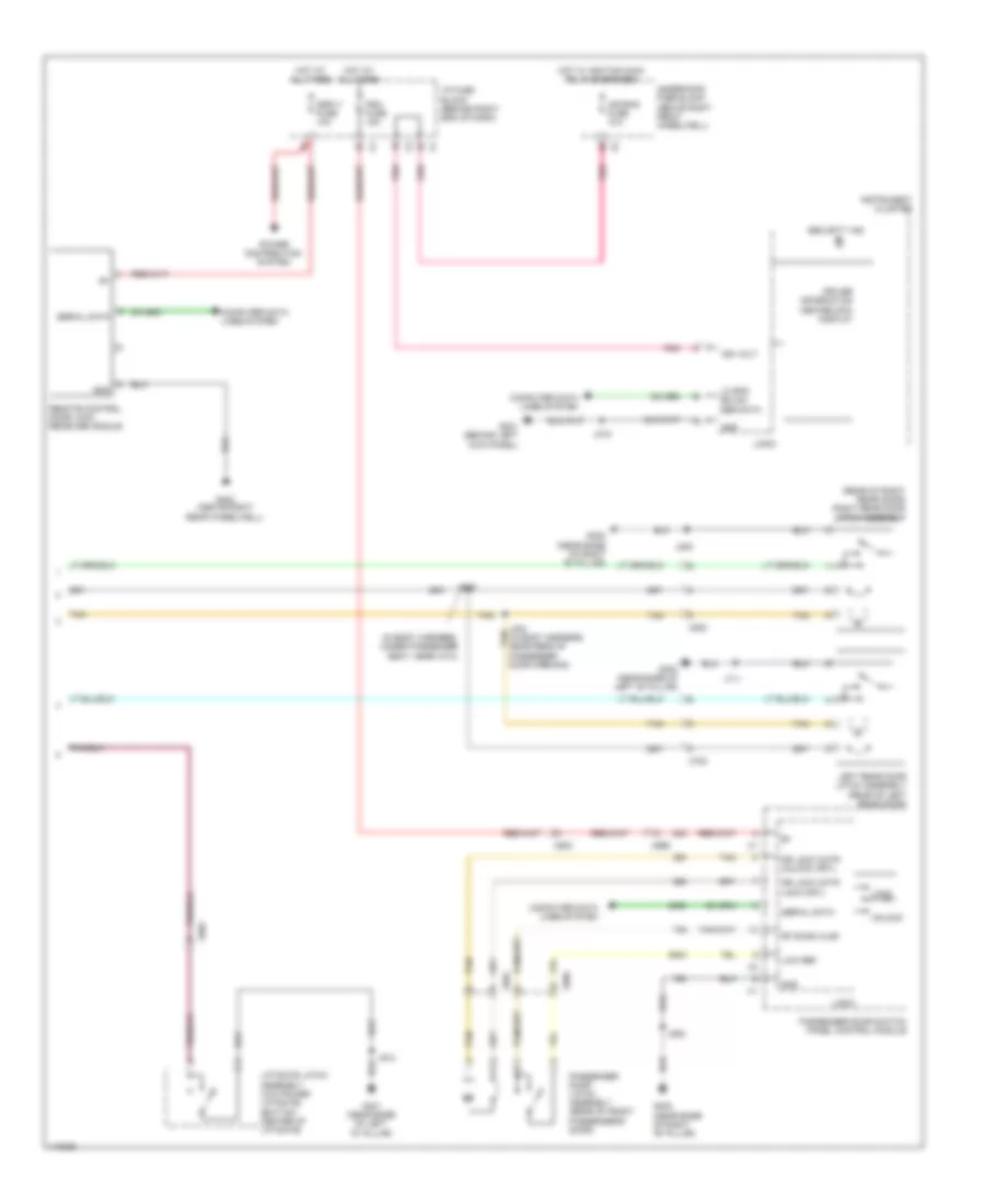 Forced Entry Wiring Diagram, with Express UpDown (2 of 2) for GMC Acadia SLE 2014