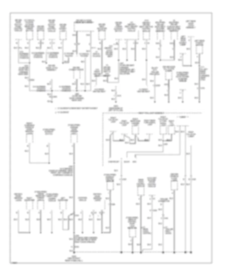 Ground Distribution Wiring Diagram 3 of 6 for GMC Acadia SLE 2014