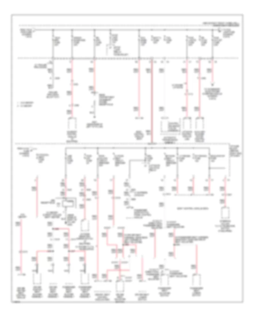 Power Distribution Wiring Diagram 2 of 6 for GMC Acadia SLE 2014