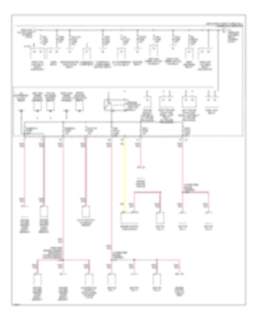 Power Distribution Wiring Diagram 3 of 6 for GMC Acadia SLE 2014