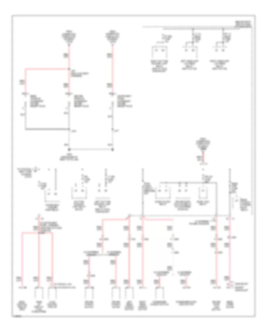 Power Distribution Wiring Diagram 4 of 6 for GMC Acadia SLE 2014