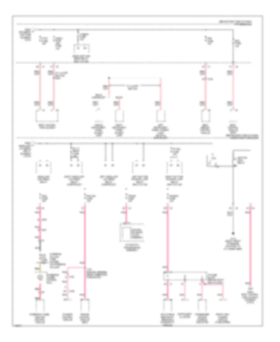 Power Distribution Wiring Diagram 6 of 6 for GMC Acadia SLE 2014