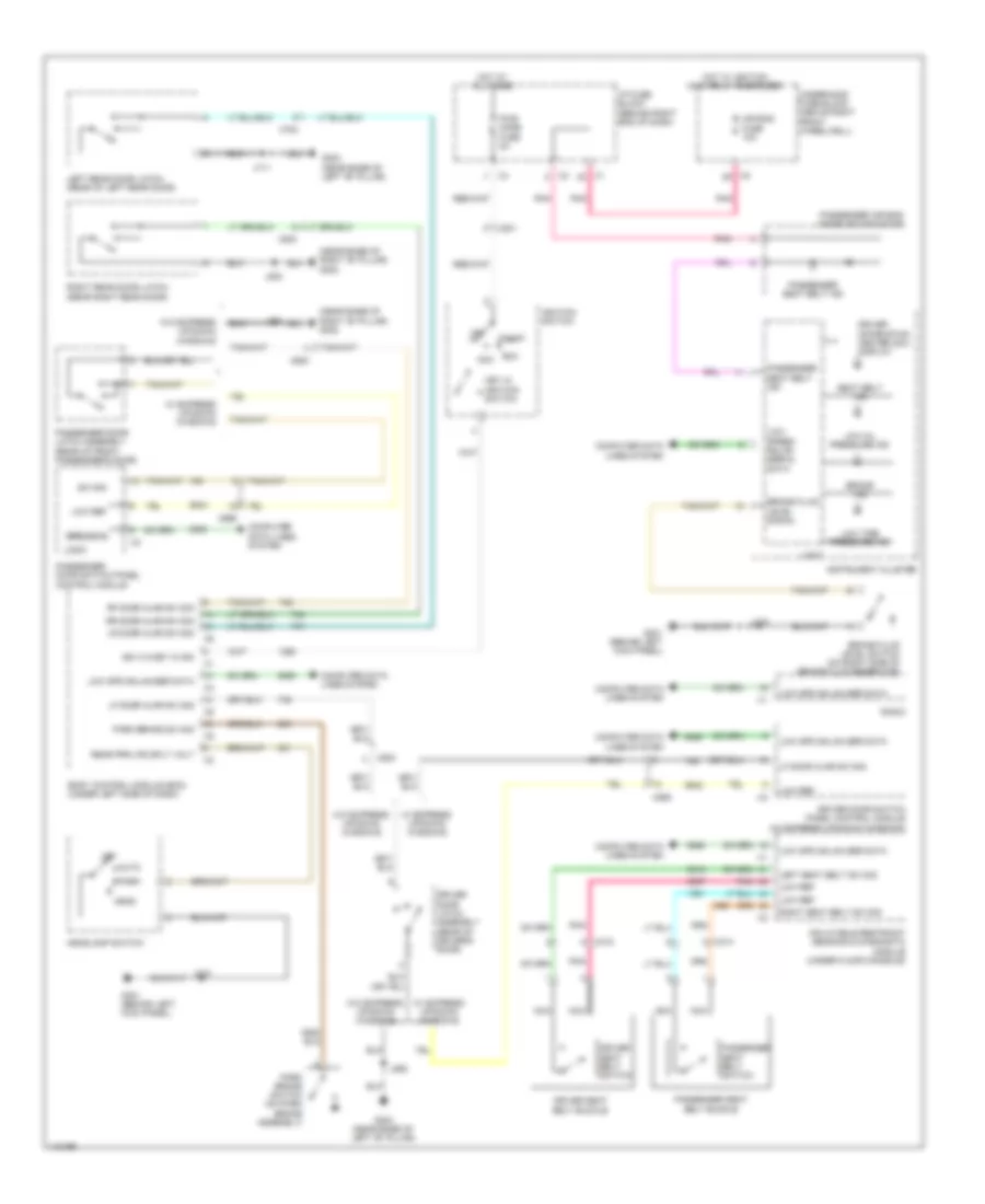 Warning Systems Wiring Diagram for GMC Acadia SLE 2014