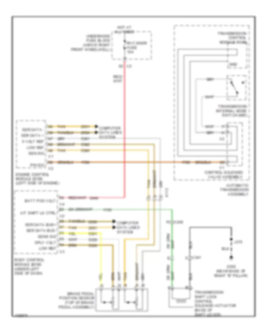 Shift Interlock Wiring Diagram for GMC Acadia SLT 2014
