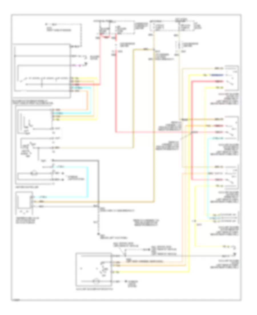 7.4L VIN J, Heater Wiring Diagram for GMC Savana Camper Special G3500 1999