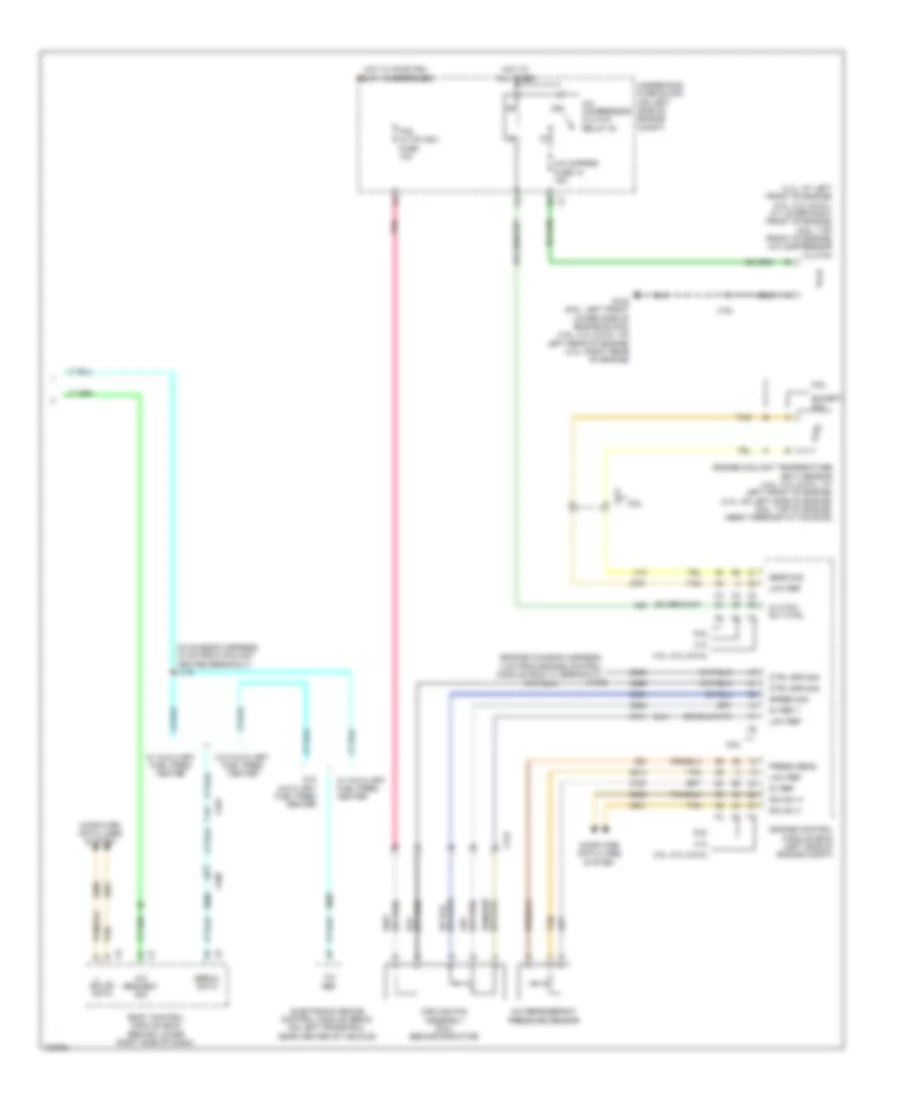 Manual AC Wiring Diagram, Passenger Van (3 of 3) for GMC Savana 1500 2014