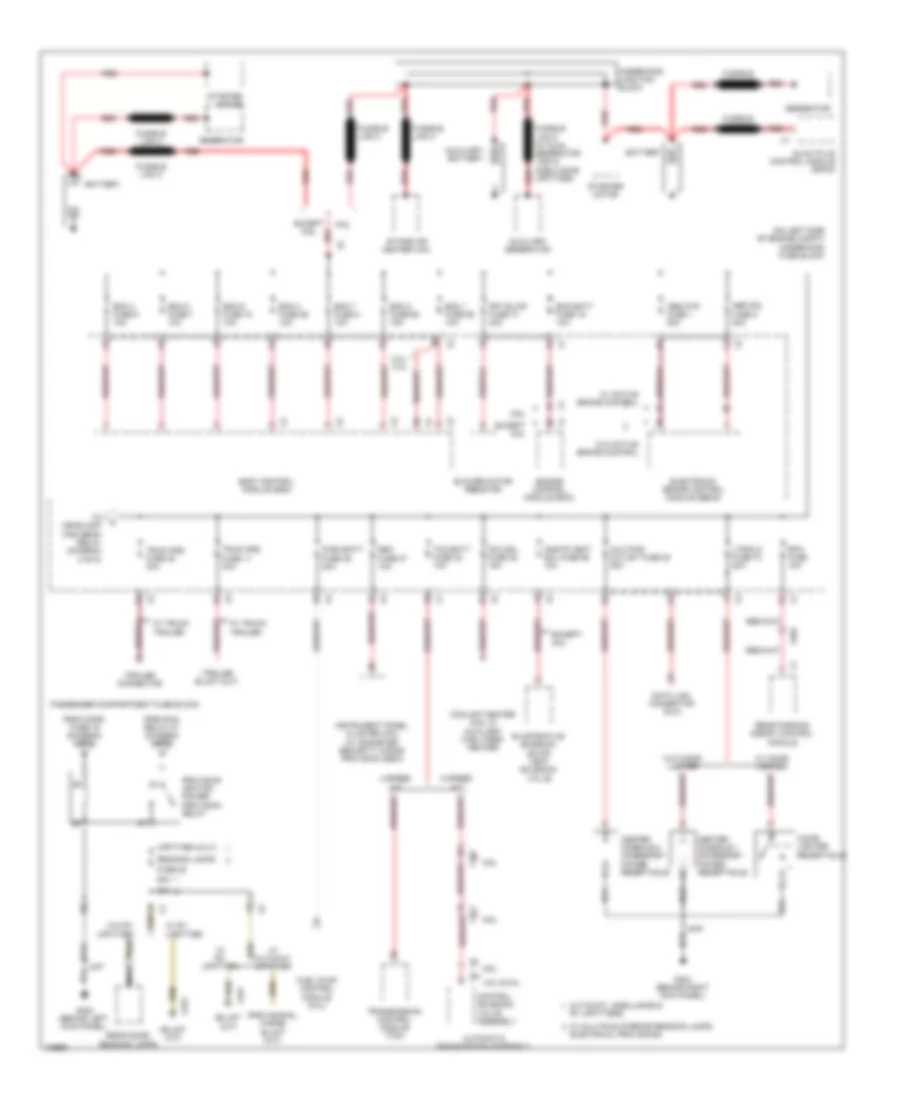 Power Distribution Wiring Diagram 1 of 5 for GMC Savana 2014 1500