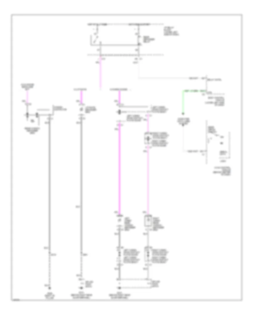 Rear Defogger Wiring Diagram for GMC Yukon XL C2004 1500
