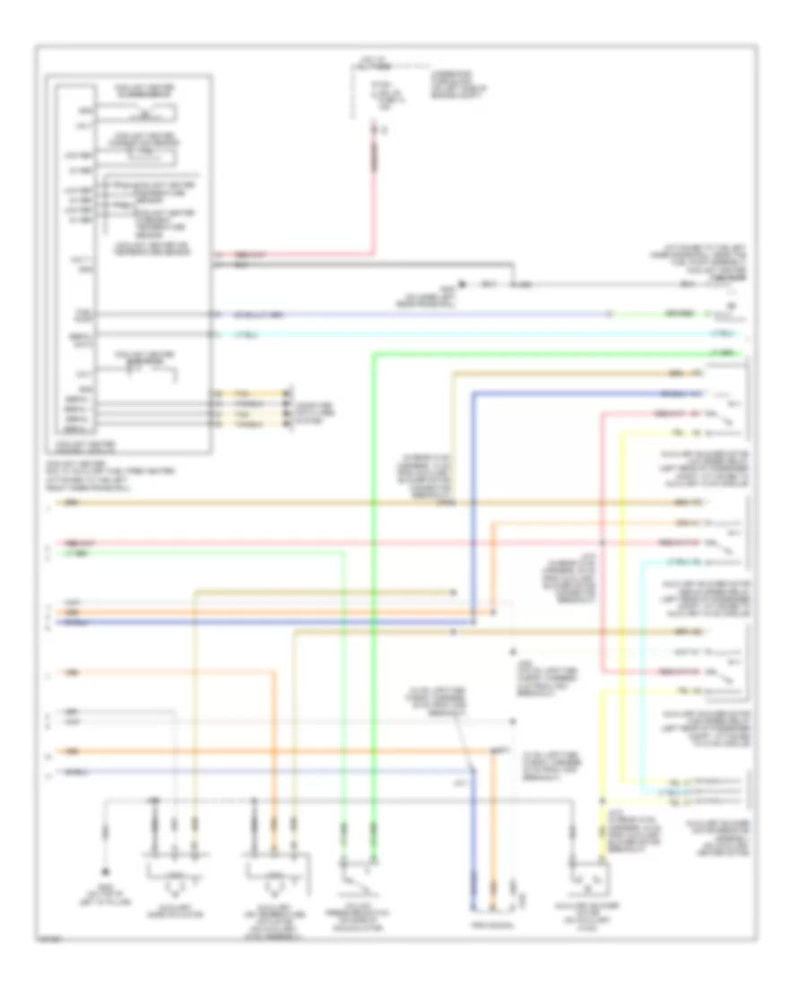 Manual AC Wiring Diagram, Passenger Van (2 of 3) for GMC Savana H1500 2009