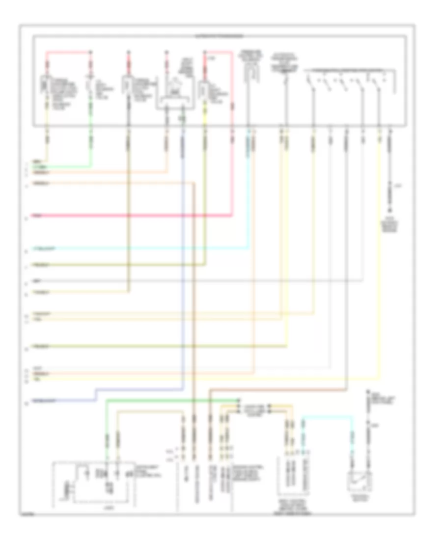 Transmission Wiring Diagram 2 of 2 for GMC Savana H2009 1500