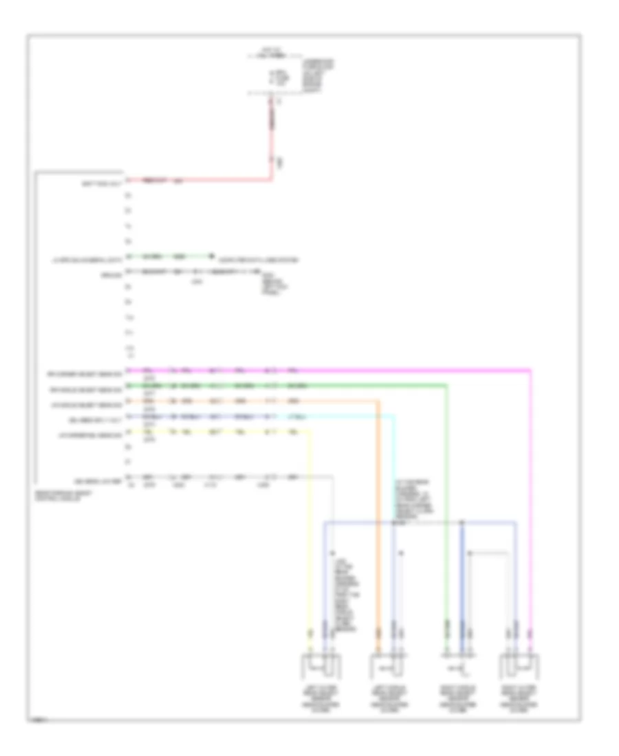 Parking Assistant Wiring Diagram for GMC Savana LS 2014 1500