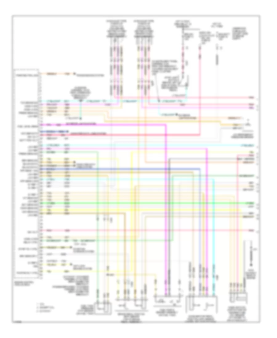 5.3L VIN 4, Engine Performance Wiring Diagram (1 of 5) for GMC Savana 1500 LT 2014