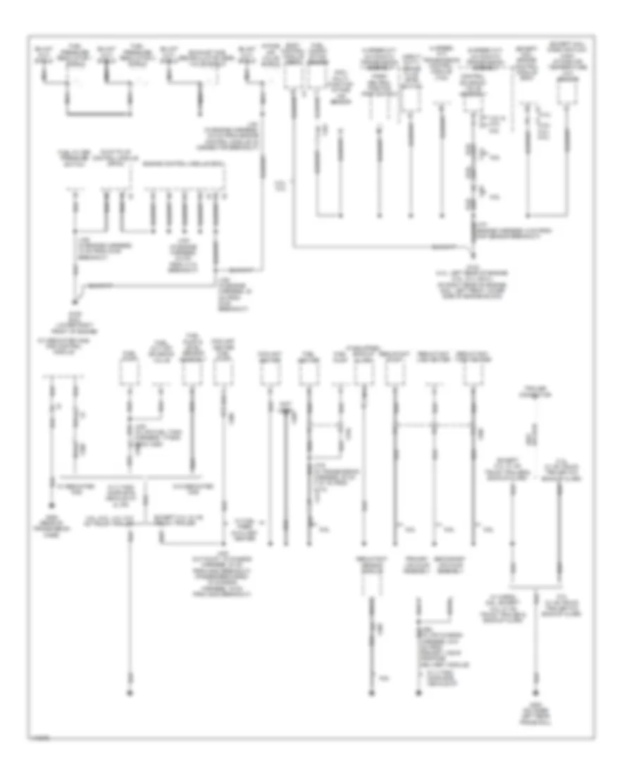 Ground Distribution Wiring Diagram 2 of 5 for GMC Savana LT 2014 1500