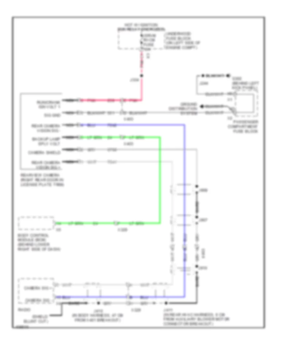 Rear View Camera Wiring Diagram with UYS for GMC Savana LT 2014 1500