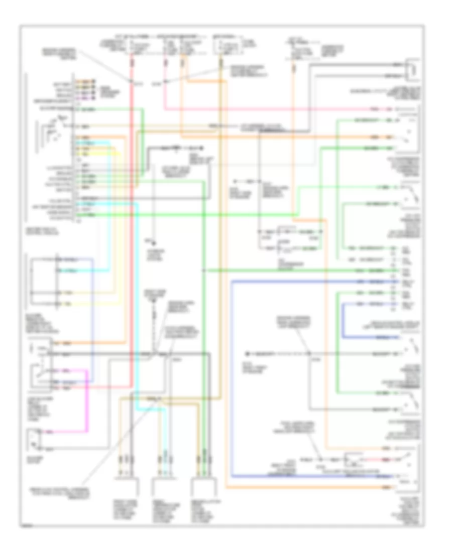 5.7L (VIN R), AC Wiring Diagram for GMC Cab  Chassis C3500 1997
