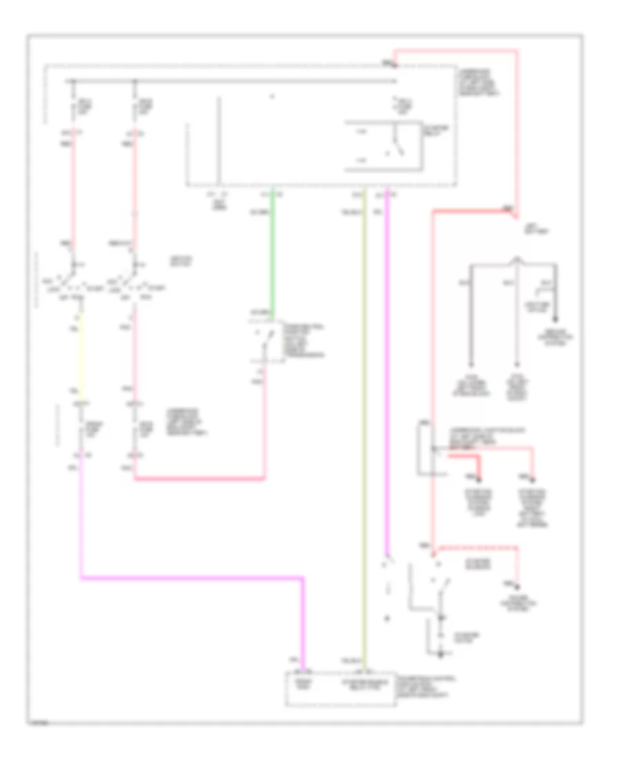 Starting Wiring Diagram for GMC Yukon XL K2004 1500
