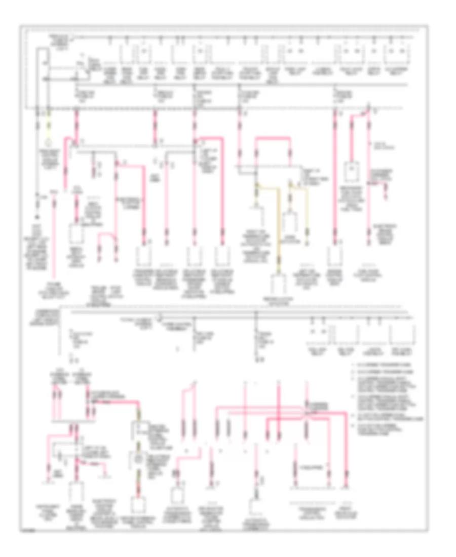Power Distribution Wiring Diagram 5 of 7 for GMC Sierra 2009 1500