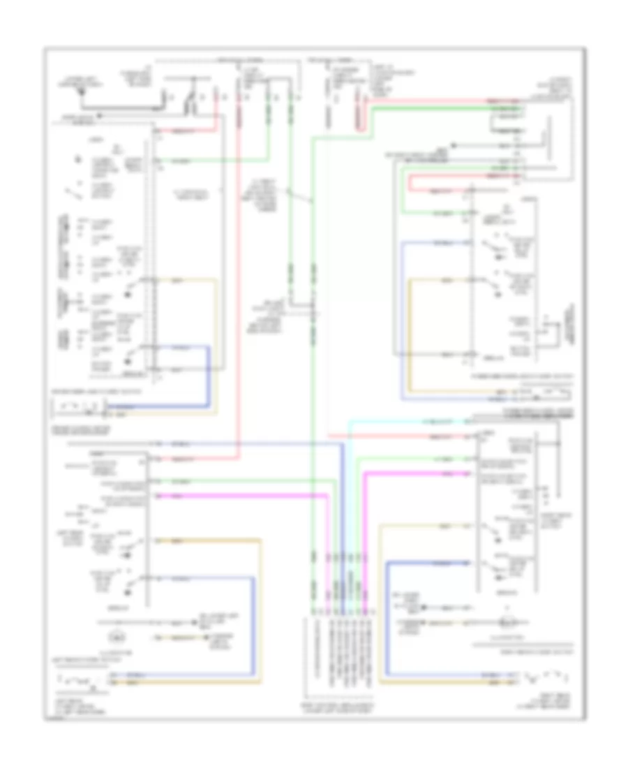 Power Windows Wiring Diagram with AN3 DL3 for GMC Sierra 2009 1500