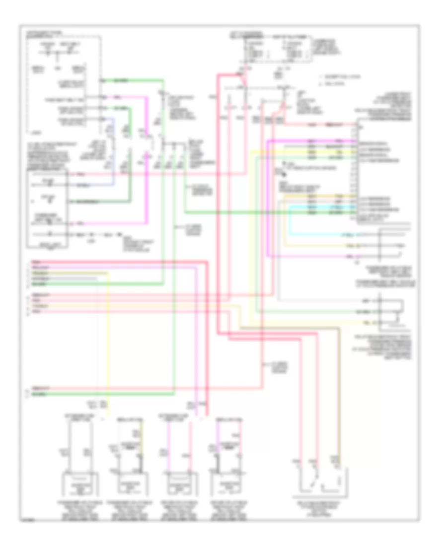 Supplemental Restraints Wiring Diagram (2 of 2) for GMC Sierra 1500 2009