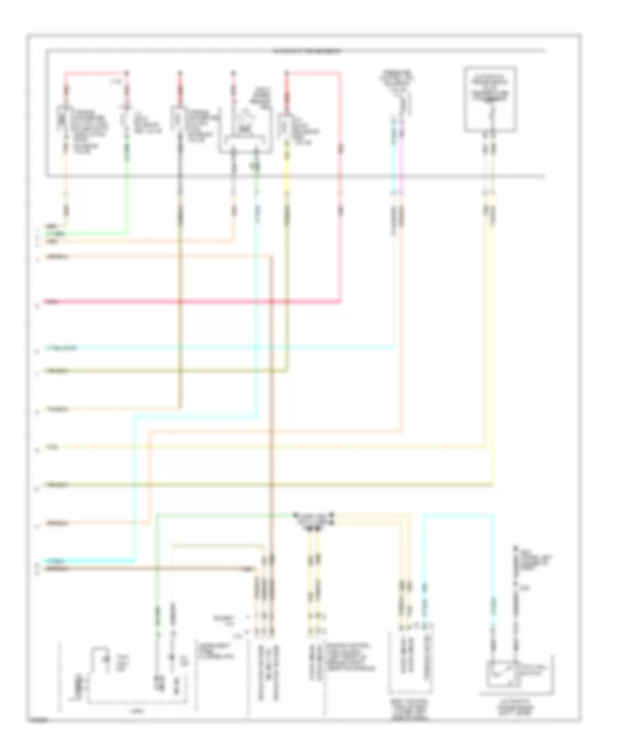 AT Wiring Diagram, Except Hybrid (2 of 2) for GMC Sierra 1500 2009
