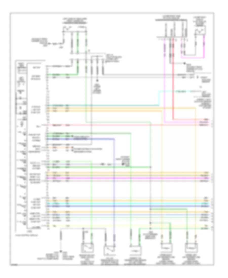 Automatic AC Wiring Diagram, Except Hybrid (1 of 3) for GMC Sierra 1500 2009