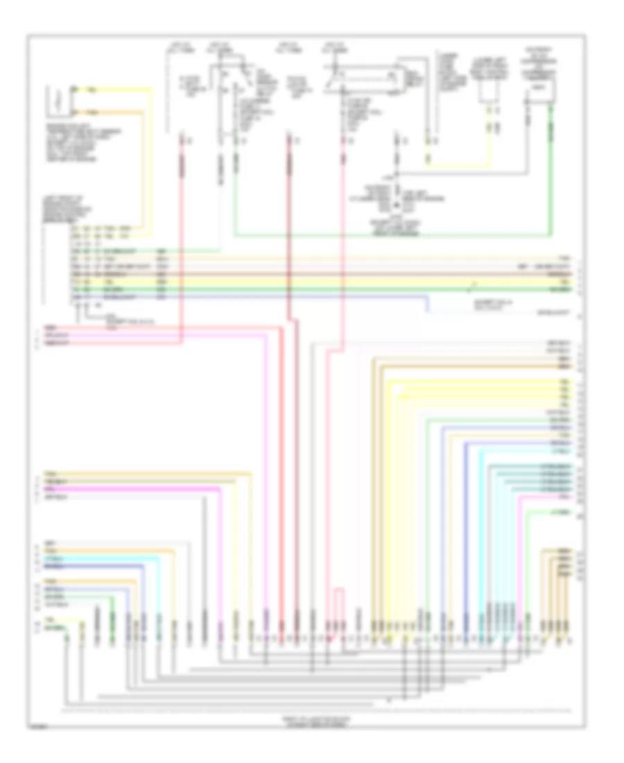 Automatic AC Wiring Diagram, Except Hybrid (2 of 3) for GMC Sierra 1500 2009