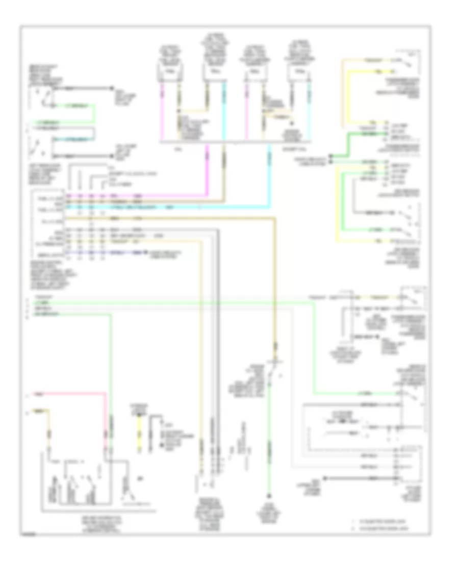 Instrument Cluster Wiring Diagram (2 of 2) for GMC Sierra 1500 2009