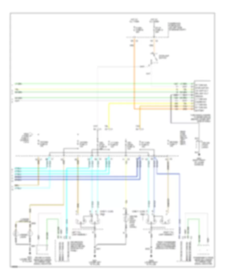 Exterior Lamps Wiring Diagram 2 of 2 for GMC Envoy 2002